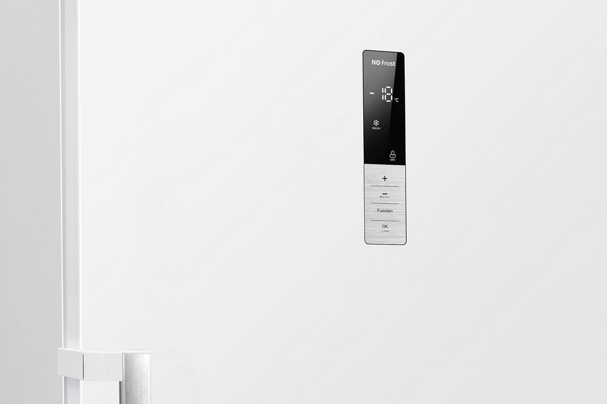 GEFRIERSCHRANK GSVS 7365  - Weiß, Trend, Metall (71.0/185.5/70.5cm) - Bomann