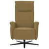 RELAXSESSEL in Textil Messingfarben  - Messingfarben/Schwarz, Design, Textil/Metall (77/115/89cm) - Pure Home Comfort