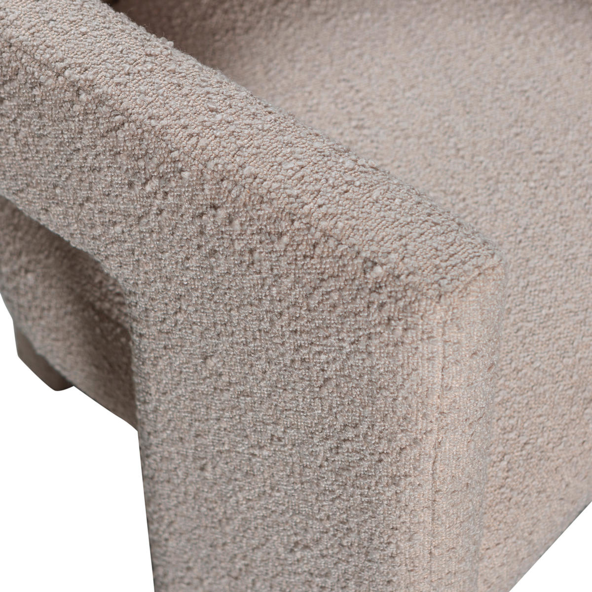 SESSEL in Bouclé Beige  - Beige, Design, Textil (64/70/64cm) - Livetastic