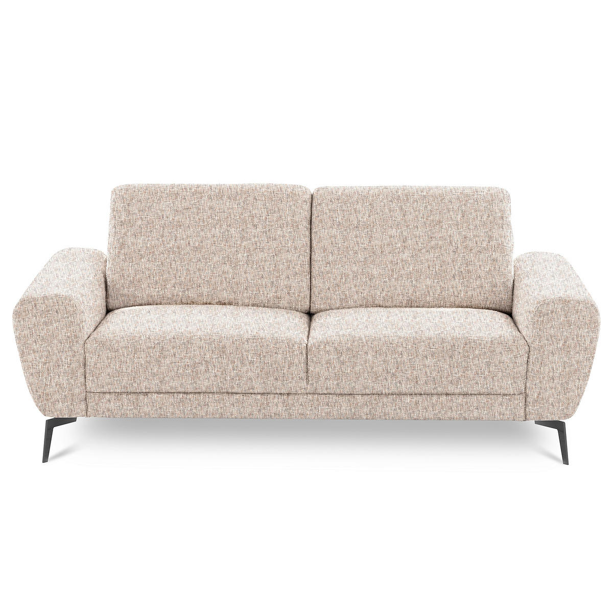2-SITZER-SOFA Webstoff Blau, Gelb, Rot, Weiss  - Blau/Weiss, Design, Textil/Metall (157/85/92cm) - Livetastic