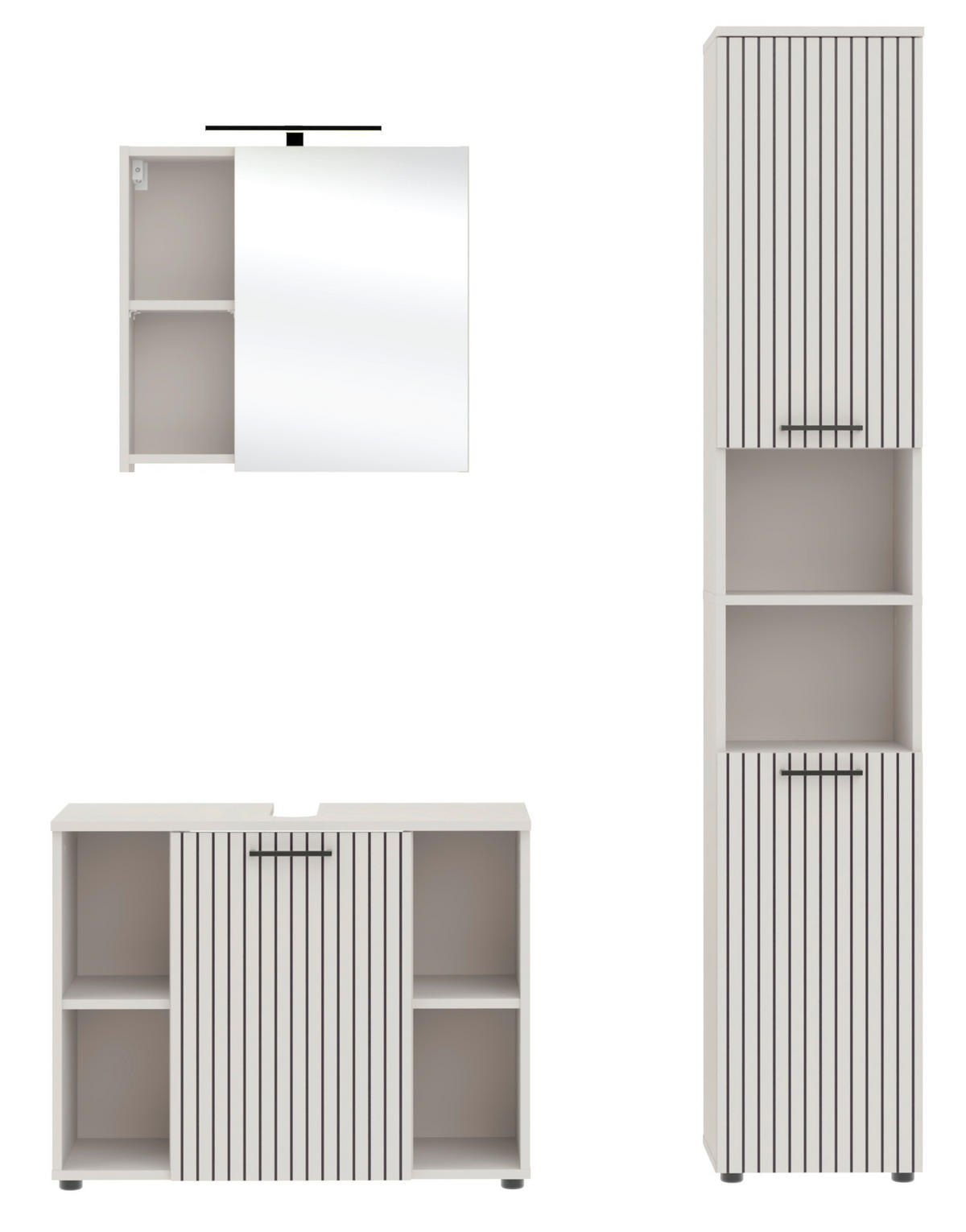 KÚPEĽŇA kašmírová  - čierna/kašmírová, Trend, kov/kompozitné drevo (130cm) - Respekta