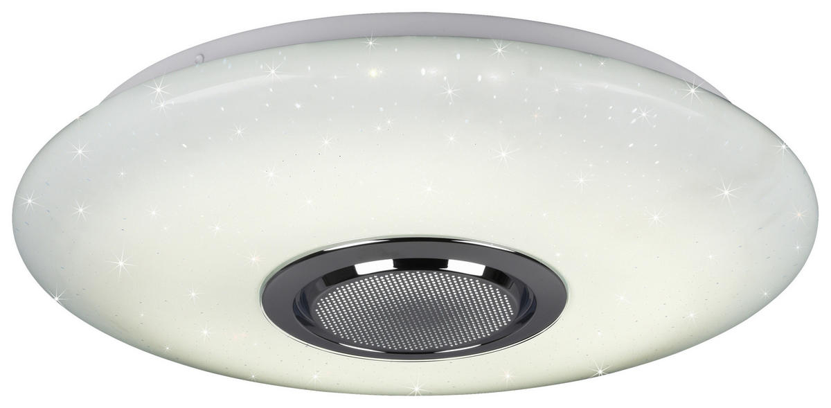 LED-DECKENLEUCHTE 41/8,5 cm   - Weiß, Design, Kunststoff (41/8,5cm) - Globo