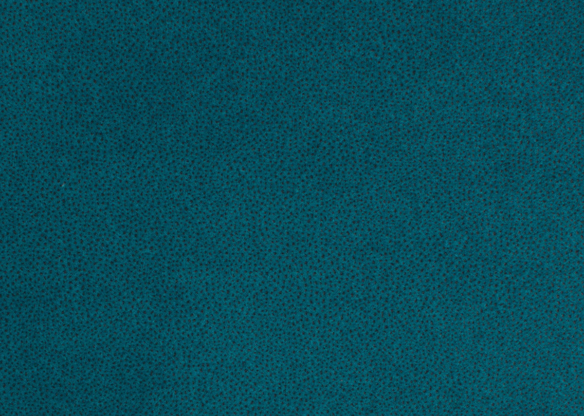 ECKSOFA in Mikrofaser Blau  - Blau/Schwarz, Design, Textil/Metall (260/203cm) - Stylife