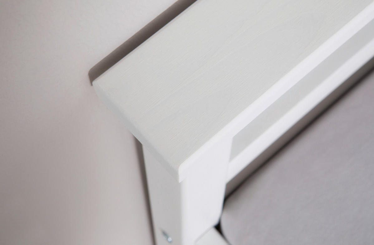 Bett Merci ca. 100x200 cm 100/200 cm  in Weiss   - Weiss, Konventionell, Holz (100/200cm) - MID.YOU