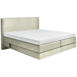 BOXSPRINGBETT 160/200 cm  in Ecru  - Ecru, KONVENTIONELL, Holz/Textil (160/200cm) - Dieter Knoll