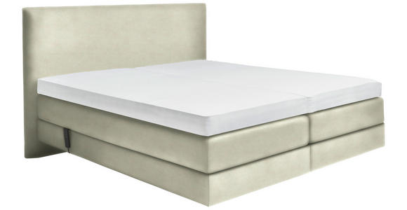 BOXSPRINGBETT 160/200 cm  in Ecru  - Ecru, KONVENTIONELL, Holz/Textil (160/200cm) - Dieter Knoll