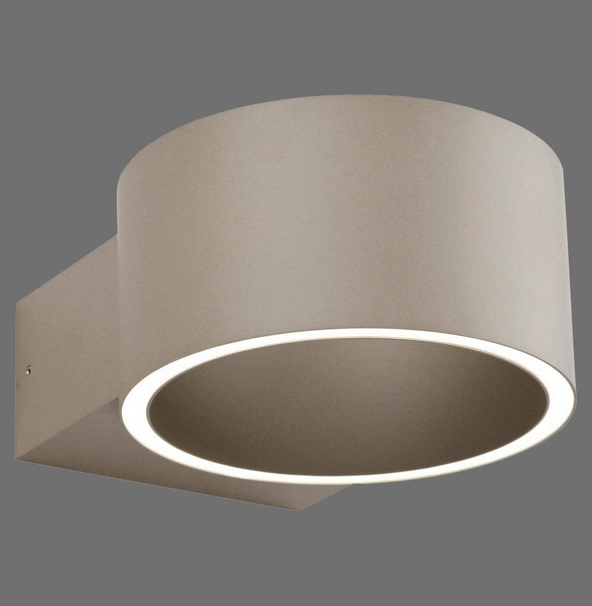 LED-WANDLEUCHTE Pure Clipse 18.5/15/8 cm  - Braun, Design, Kunststoff/Metall (18.5/15/8cm) - Neuhaus PURE