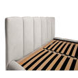 POLSTERBETT Lattenrost, Bettkasten Creme 180/200 cm  - Creme/Schwarz, KONVENTIONELL, Holz/Kunststoff (180/200cm) - Carryhome