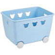 SPIELZEUGBOX 53,4/39,8/37 cm  - Blau, Basics, Kunststoff (53,4/39,8/37cm) - My Baby Lou