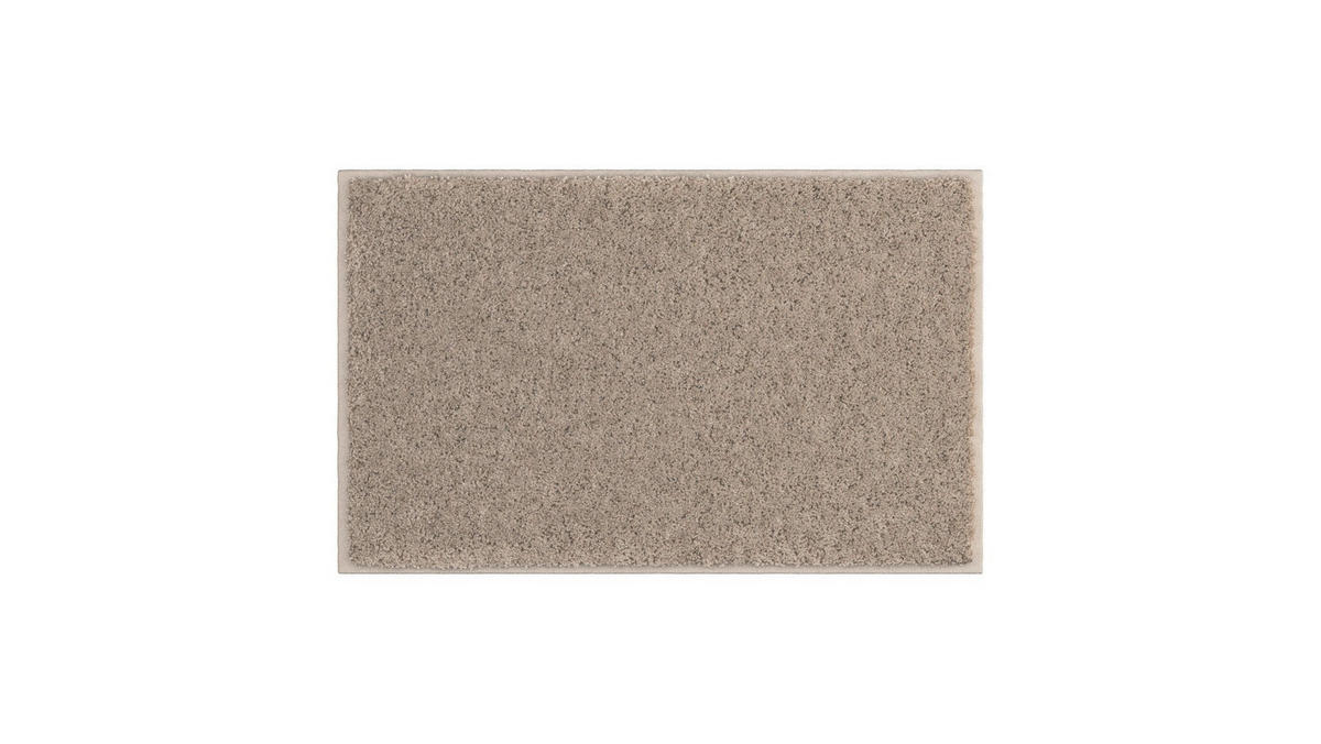 BADEMATTE Beige 50/80 cm  - Beige, Basics, Kunststoff/Textil (50/80cm) - Grund