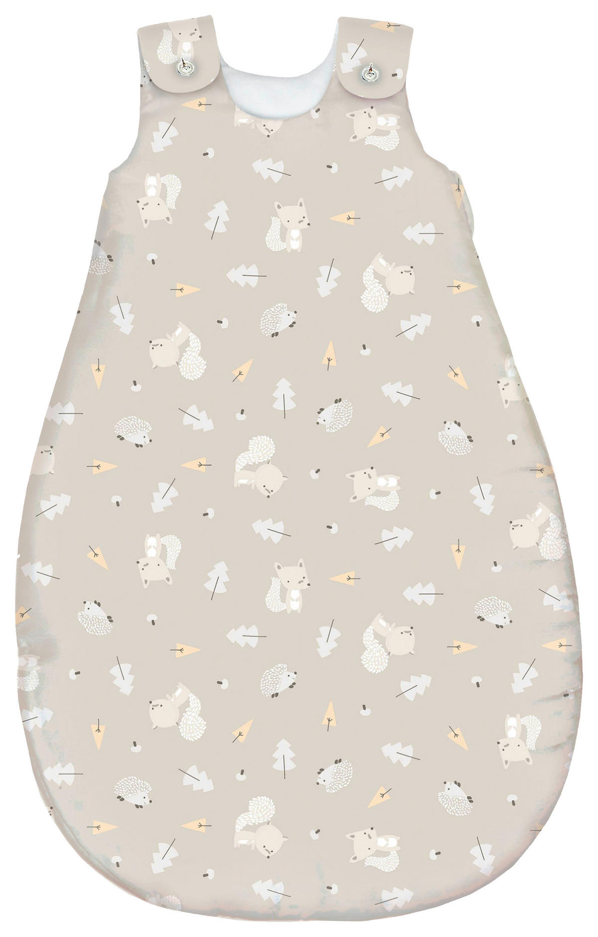 BABYSCHLAFSACKSET Igelchen    56/62   - Taupe/Weiß, Basics, Textil (56/62null) - Avelia
