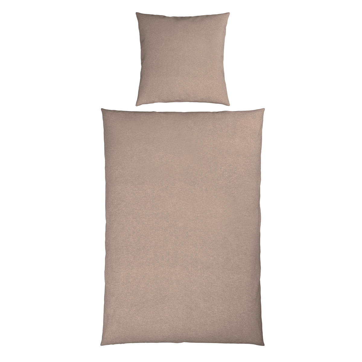 BETTWÄSCHE Flanell Flanell 135/200 cm  - Taupe, Basics, Textil (135/200cm) - Novel