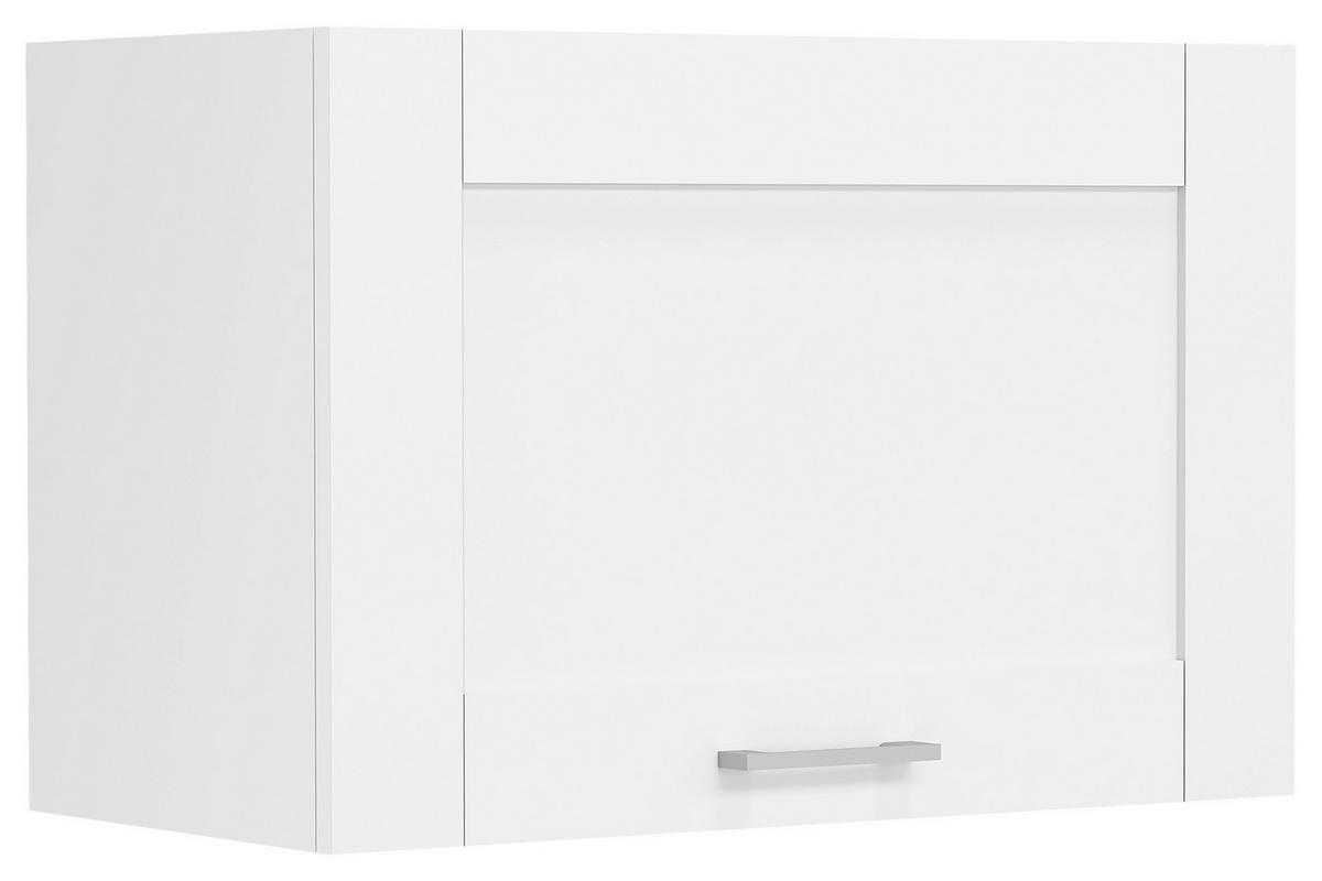 KÜCHENOBERSCHRANK 60/40/31 cm  in Weiß  - Silberfarben/Weiß, Trend, Holzwerkstoff/Kunststoff (60/40/31cm) - MID.YOU