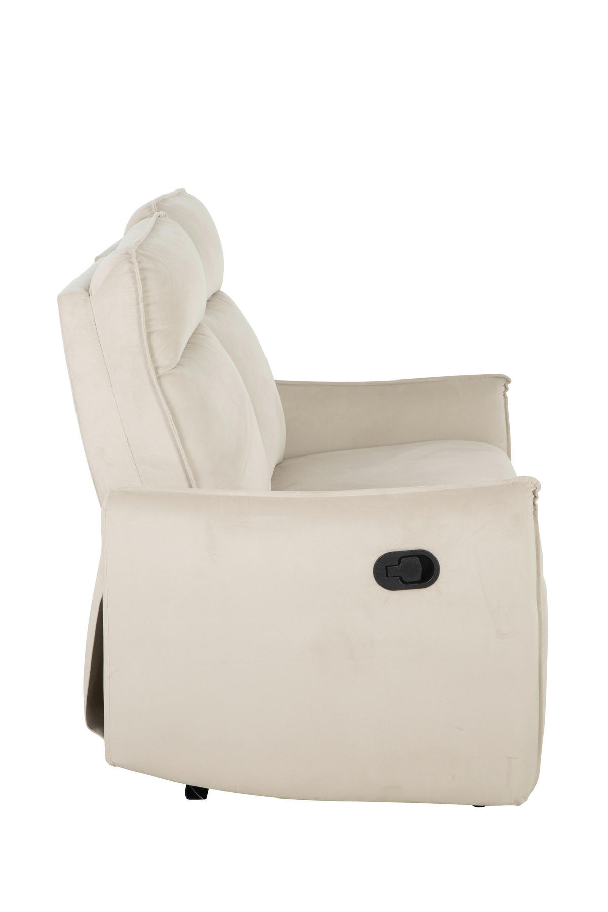 SITZGARNITUR in Samt Beige  - Beige, Konventionell, Textil/Metall (72/102/85.5cm) - P & B