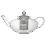 TEEKANNE 1,3 l  - Klar/Edelstahlfarben, Design, Glas/Metall (1,3l) - Novel