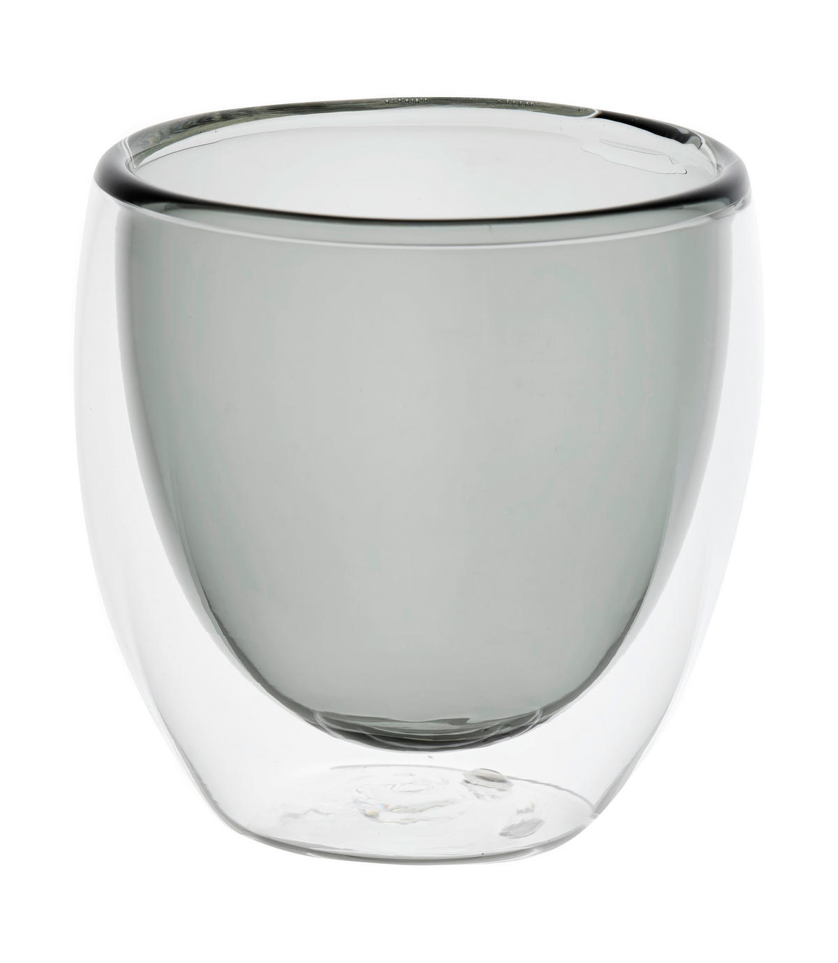 ESPRESSOGLAS  - Grau, KONVENTIONELL, Glas (6/6cm) - Novel