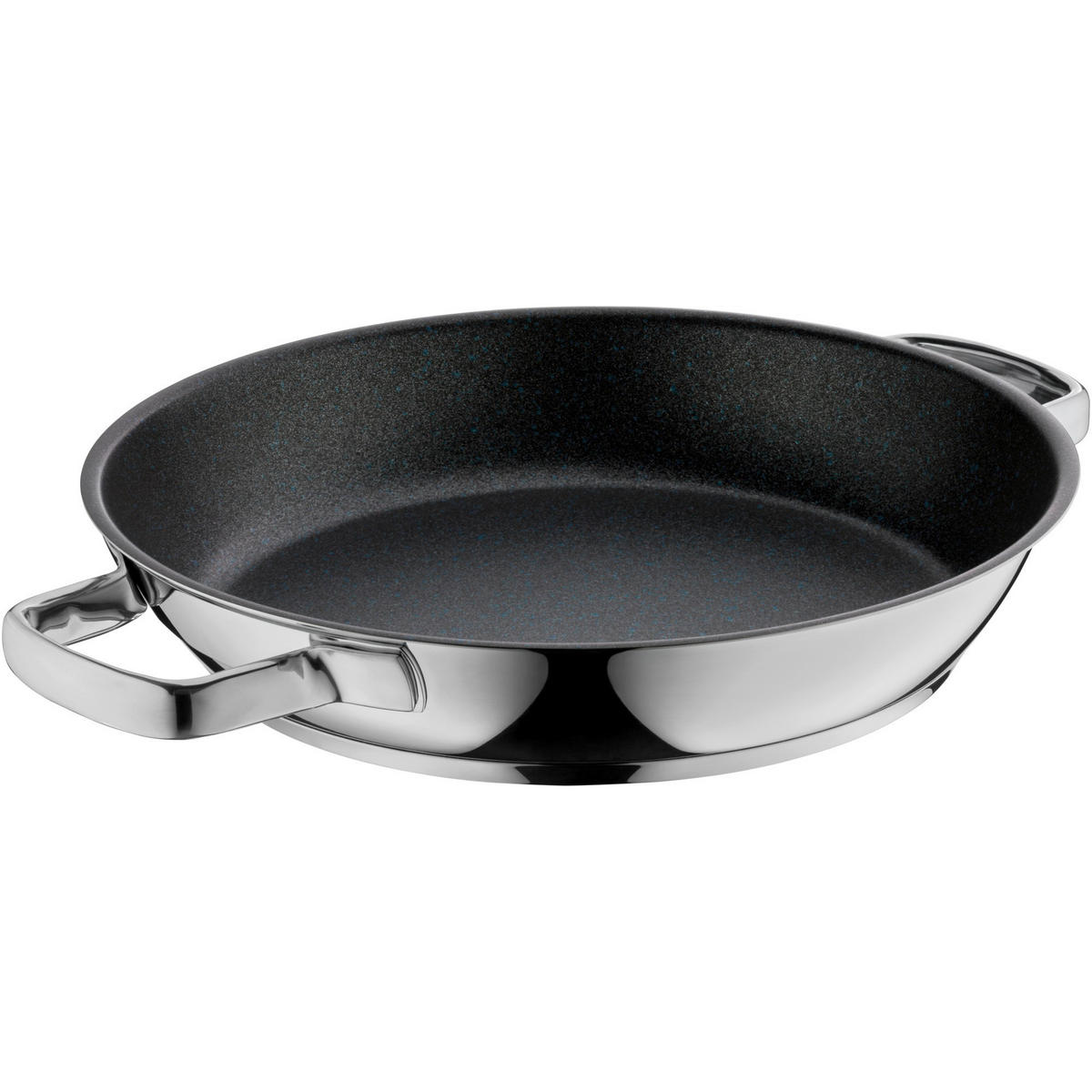 SERVIERPFANNE 28 cm  - Silberfarben/Schwarz, Design, Metall (28cm) - WMF