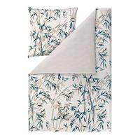 BETTWÄSCHE 2-teilig Natürlich Estella Makosatin 155/220 cm  - Dunkelblau, Design, Textil (155/220cm) - Estella