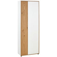 AKTENSCHRANK Wildeiche furniert Weiß, Eichefarben  - Eichefarben/Weiß, KONVENTIONELL, Holz/Holzwerkstoff (67/186/35cm) - Livetastic
