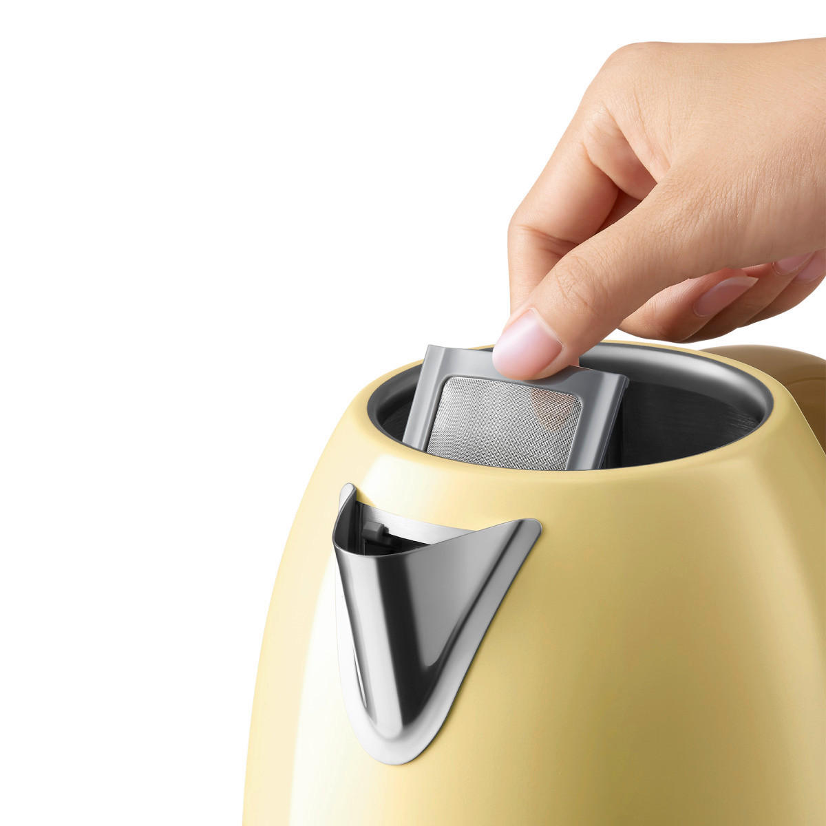 VÍZFORRALÓ - világossárga, Basics, fém (23/17/29cm) - BUYDEEM