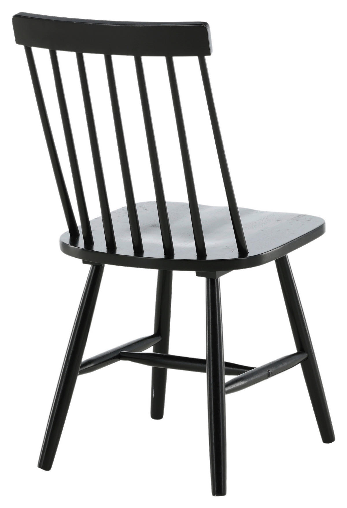 STUHL-SET 2 Stück  in Holz  - Schwarz, Design, Holz (43/87/55cm) - Livetastic