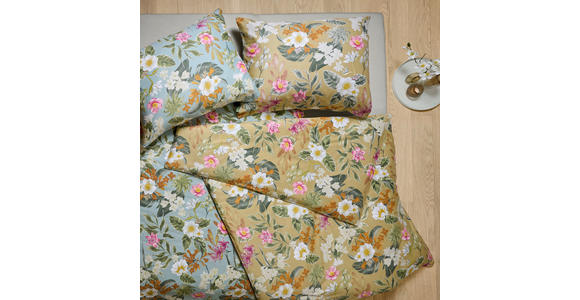 BETTWÄSCHE Satin 140/200 cm  - Gelb, KONVENTIONELL, Textil (140/200cm) - Esposa