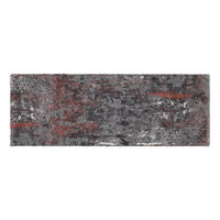 LÄUFER 80/200 cm Timeline Quantum  - Hellrot/Grau, Design, Textil (80/200cm) - Novel