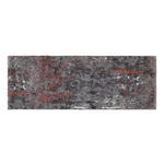 LÄUFER 80/200 cm Timeline Quantum Grau, Hellrot  - Hellrot/Grau, Design, Textil (80/200cm) - Novel