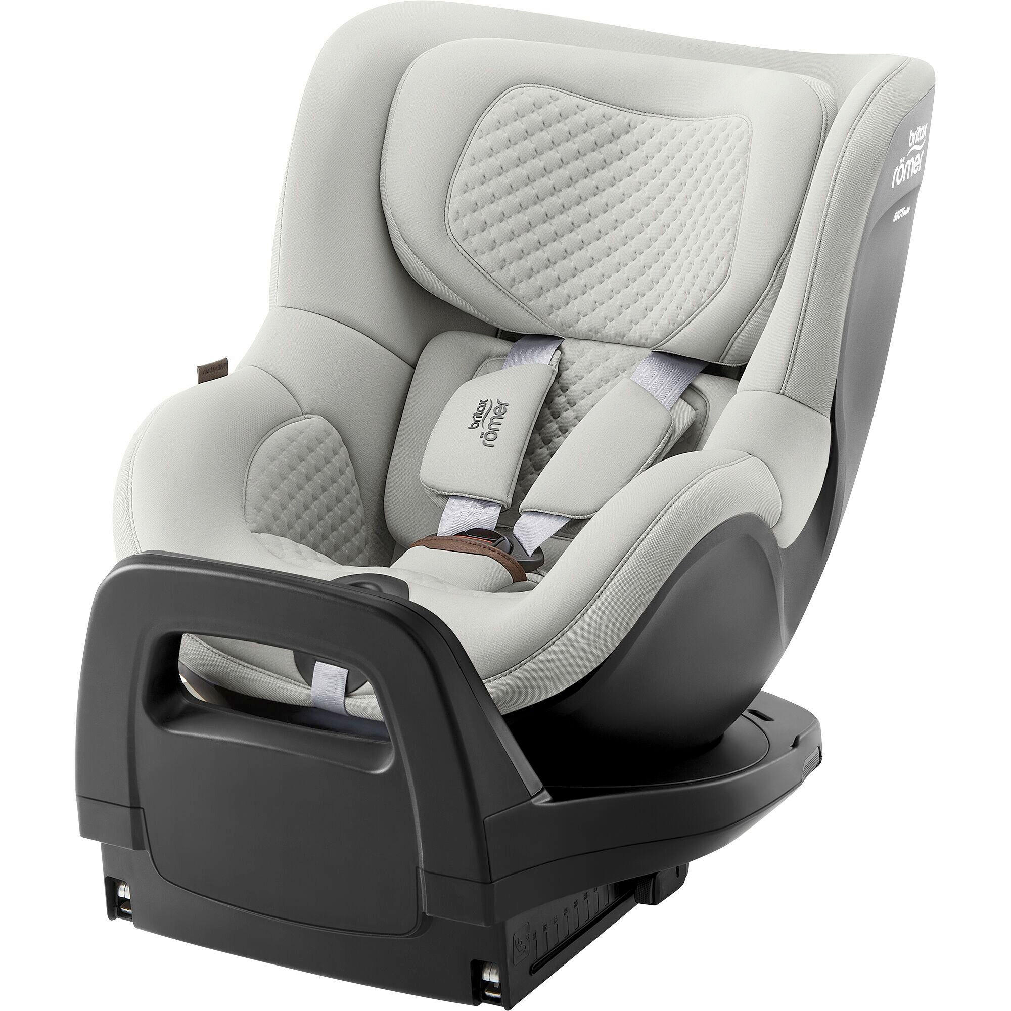 REBOARDER-KINDERSITZ Dualfix Pro M  - Greige/Hellgrau, Basics, Kunststoff/Textil (44/48/74cm) - Britax Römer