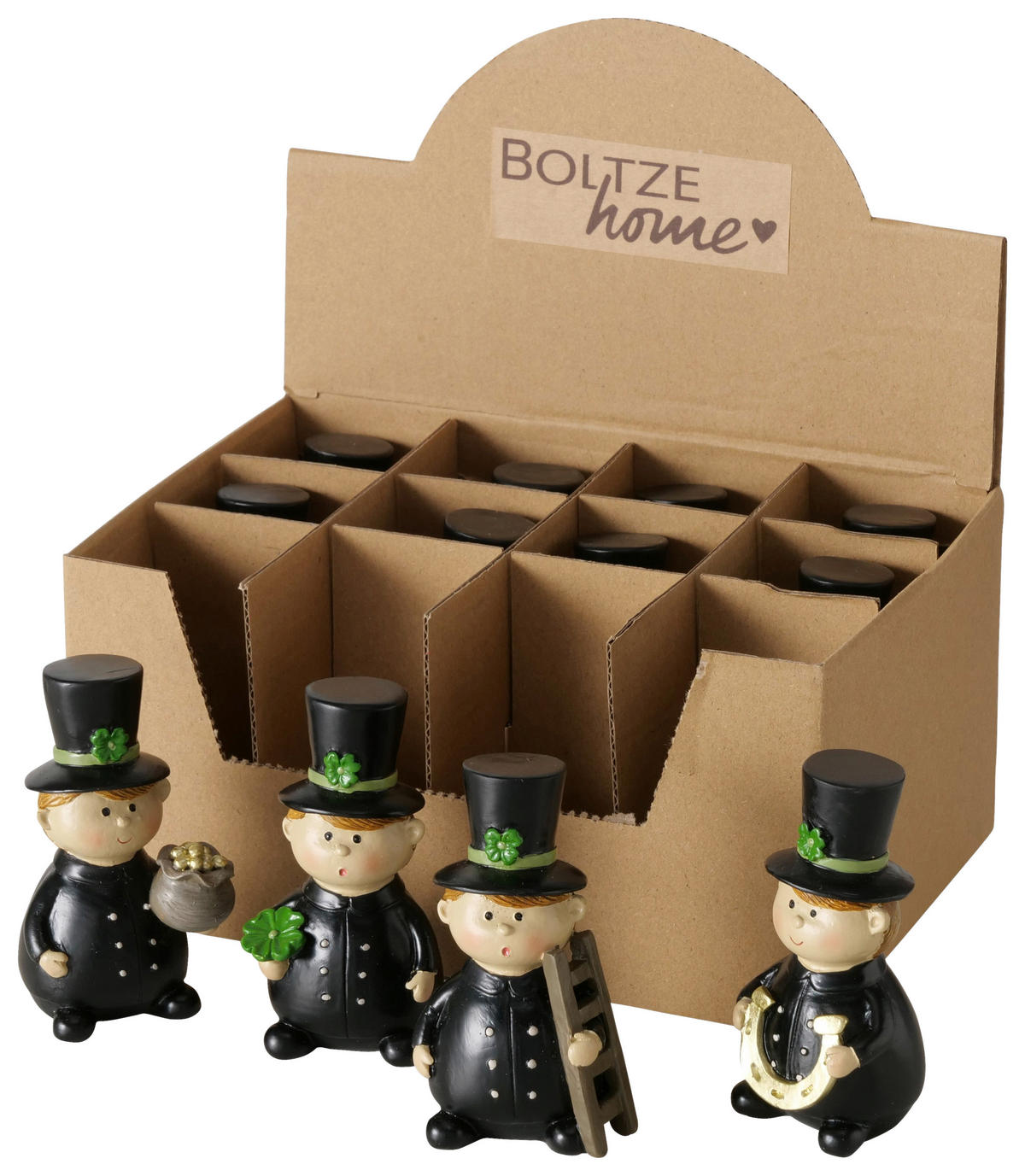 DEKOFIGUR KIND - Schwarz, Basics, Kunststoff (9cm)