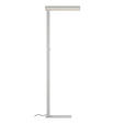 LED-STEHLEUCHTE 61/28/195 cm    - Klar/Chromfarben, KONVENTIONELL, Kunststoff/Metall (61/28/195cm) - Novel
