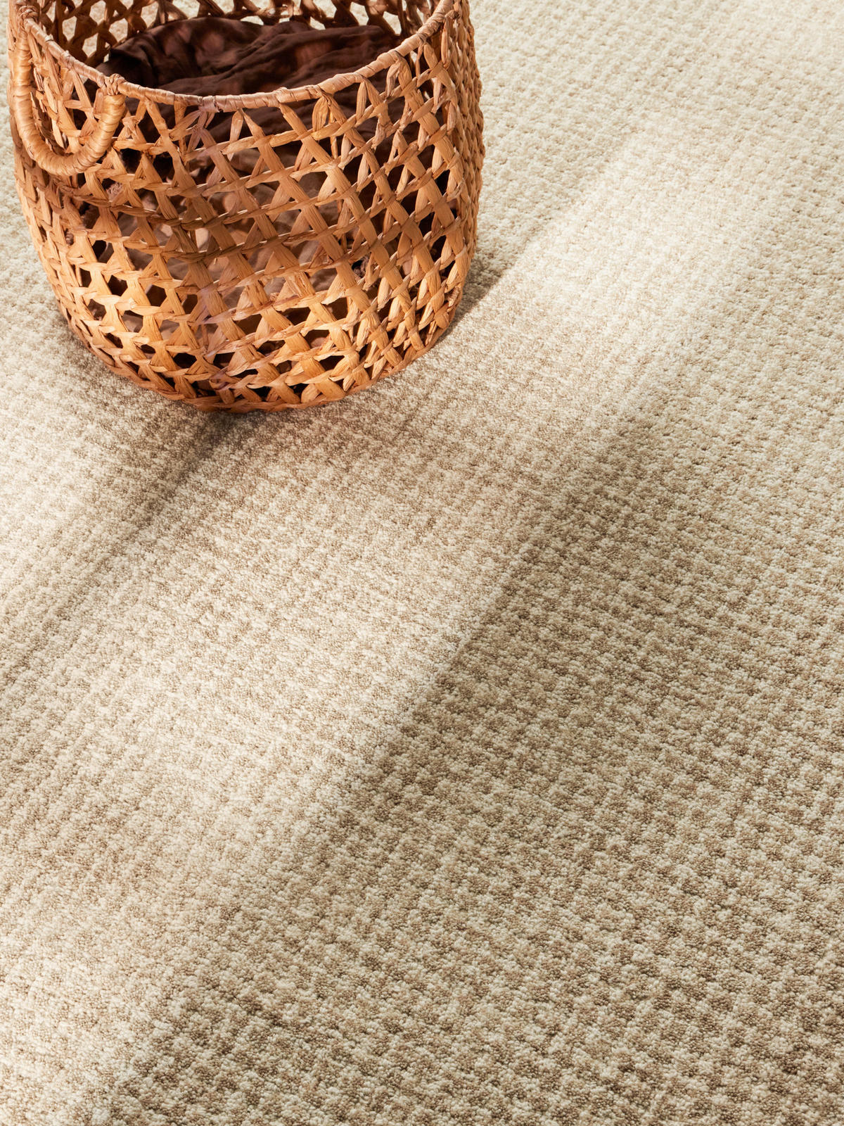 WOLLTEPPICH Wohnzimmer 120/170 cm Eloise Hellbraun rechteckig  - Hellbraun, Basics, Textil (120/170cm) - Hanse Home