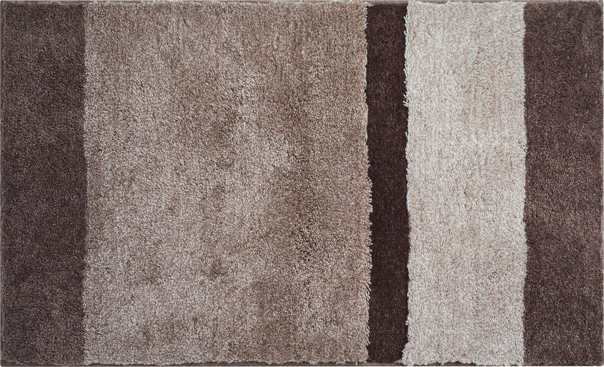 KOBEREC DO KOUPELNY, 60/100 cm - šedohnědá, Basics, textil/plast (60/100cm) - Grund