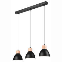HÄNGELEUCHTE 70/8/80 cm  - Schwarz Hochglanz, Basics, Metall (70/8/80cm)