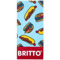BADETUCH HOTDOG Multicolor 80/180 cm  - Multicolor, Design, Naturmaterialien/Textil (80/180cm) - BRITTO