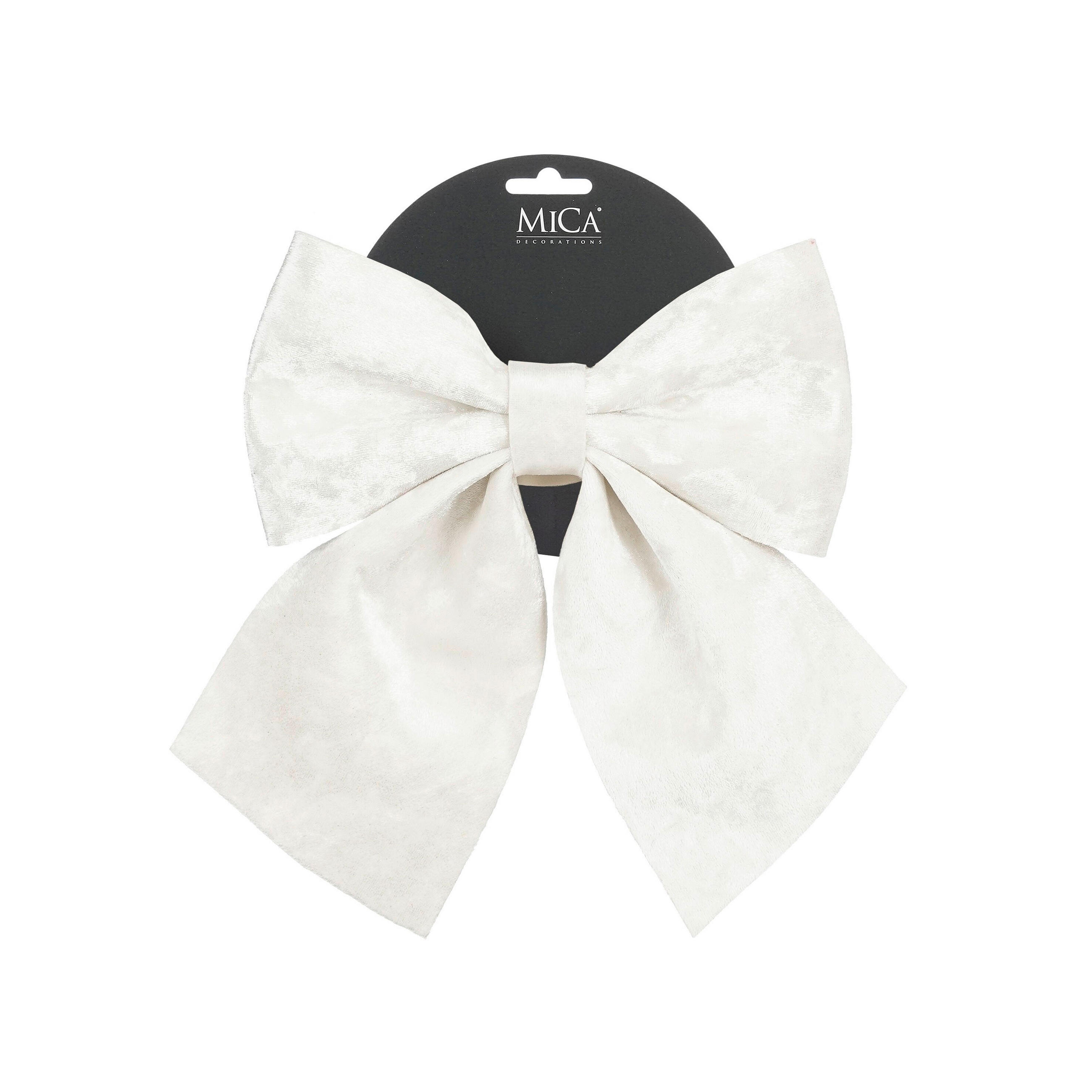 DEKORATIVNA PENTLJA - bela, Basics, tekstil (20/24/0.5cm)