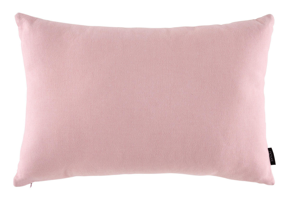 ZIERKISSEN  40/60 cm   - Hellrosa/Rosa, Natur (40/60cm) - Novel