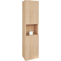 BOČNÍ SKŘÍŇ, barvy dubu, barvy dubu, 33/130/33 cm - barvy dubu, Moderní, kompozitní dřevo (33/130/33cm) - Stylife