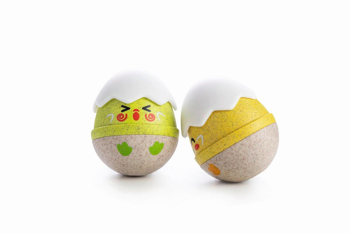 RASSEL Hape Baby Spielzeug  - Multicolor, Basics, Holzwerkstoff/Kunststoff (5,3/6,5/5,3cm) - Hape