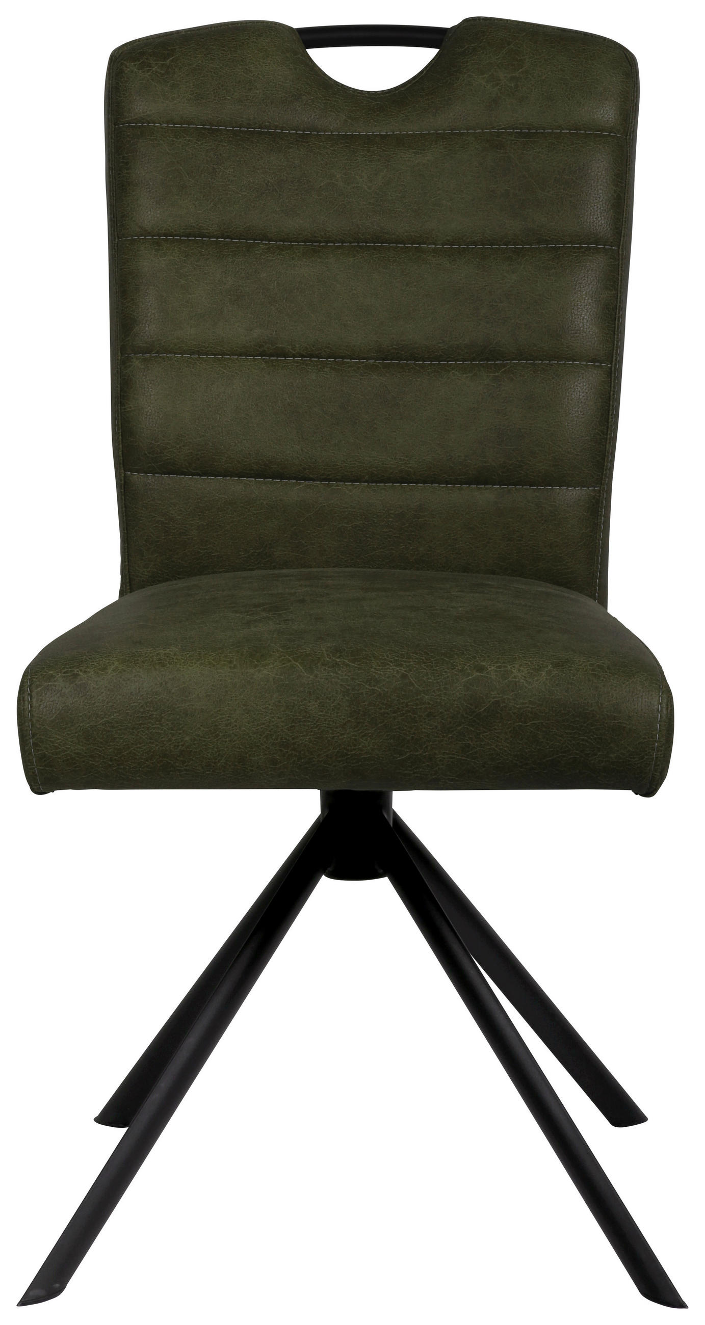 ŽIDLE, černá, tmavě zelená - černá/tmavě zelená, Design, kov/textil (46/92,5/62cm) - Ambia Home