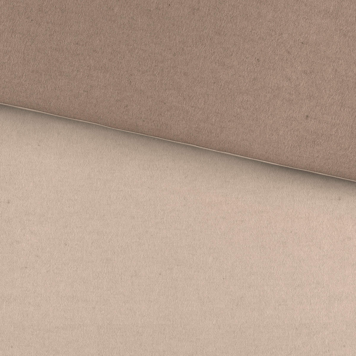 WENDEBETTWÄSCHE 2-teilig Flanell 135/200 cm  - Beige, Basics, Textil (135/200cm) - Novel