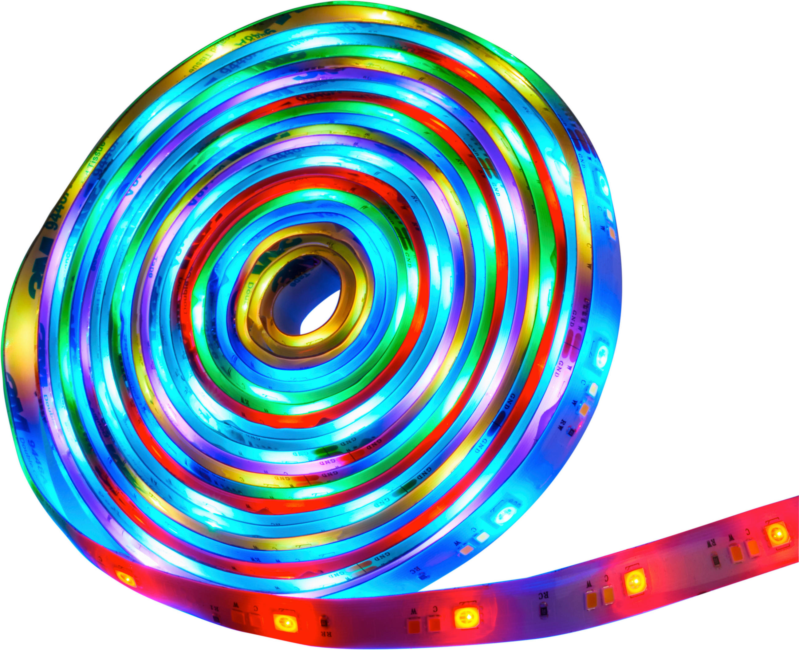 LED SZALAG 500 cm  - fehér, Basics, műanyag (500cm)