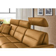 ECKSOFA in Echtleder Currygelb  169/298 cm  - Currygelb/Schwarz, Design, Leder/Metall (169/298cm) - Dieter Knoll