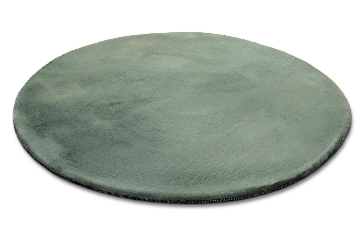 HOCHFLORTEPPICH 100/100 cm ESP-4377-12 Salbeigrün  - Salbeigrün, KONVENTIONELL, Textil (100/100cm) - Esprit