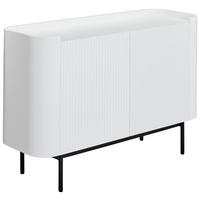 SIDEBOARD  120/80/40 cm  - Schwarz/Weiß, Design, Holzwerkstoff/Metall (120/80/40cm) - MID.YOU