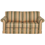 SOFA in Textil Grün, Beige - Beige/Schwarz, LIFESTYLE, Kunststoff/Textil (184/88/90cm) - Elegando