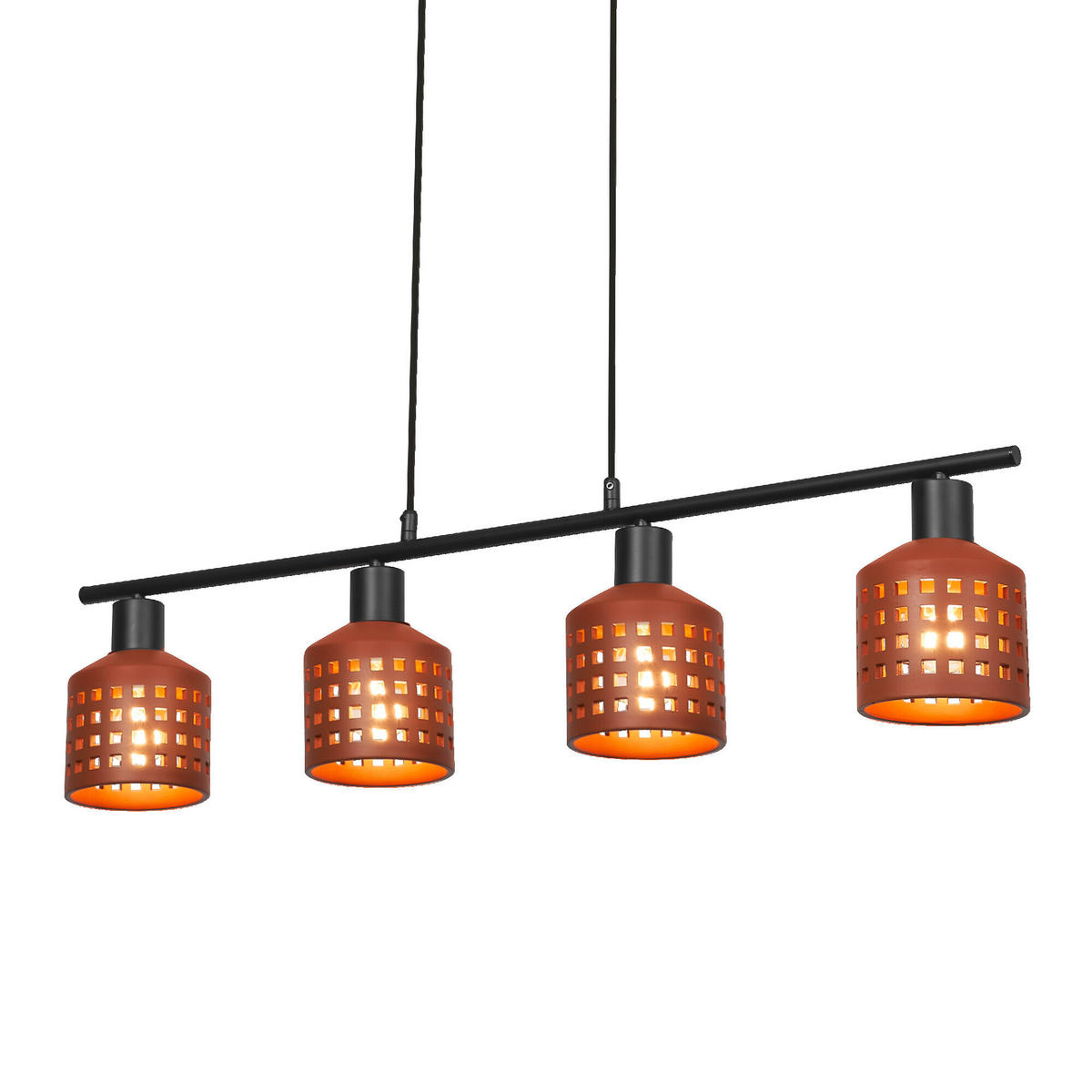 PENDELLEUCHTE 90,5/12,5/150 cm  - Braun, Basics, Stein/Metall (90,5/12,5/150cm) - Ledvance