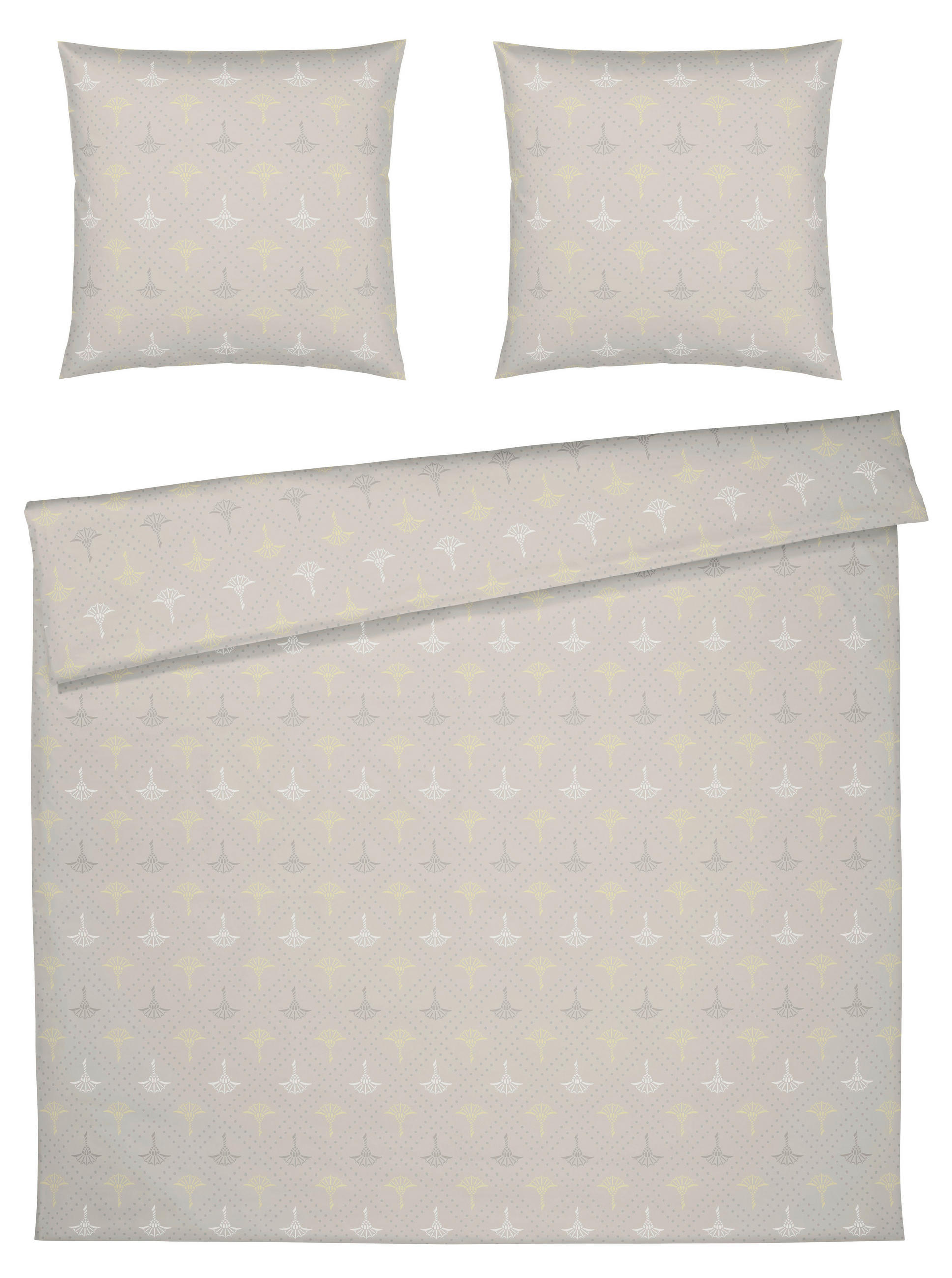 BETTWÄSCHE Makosatin 200/200 cm - Gelb, Design, Textil (200/200cm) - Joop!