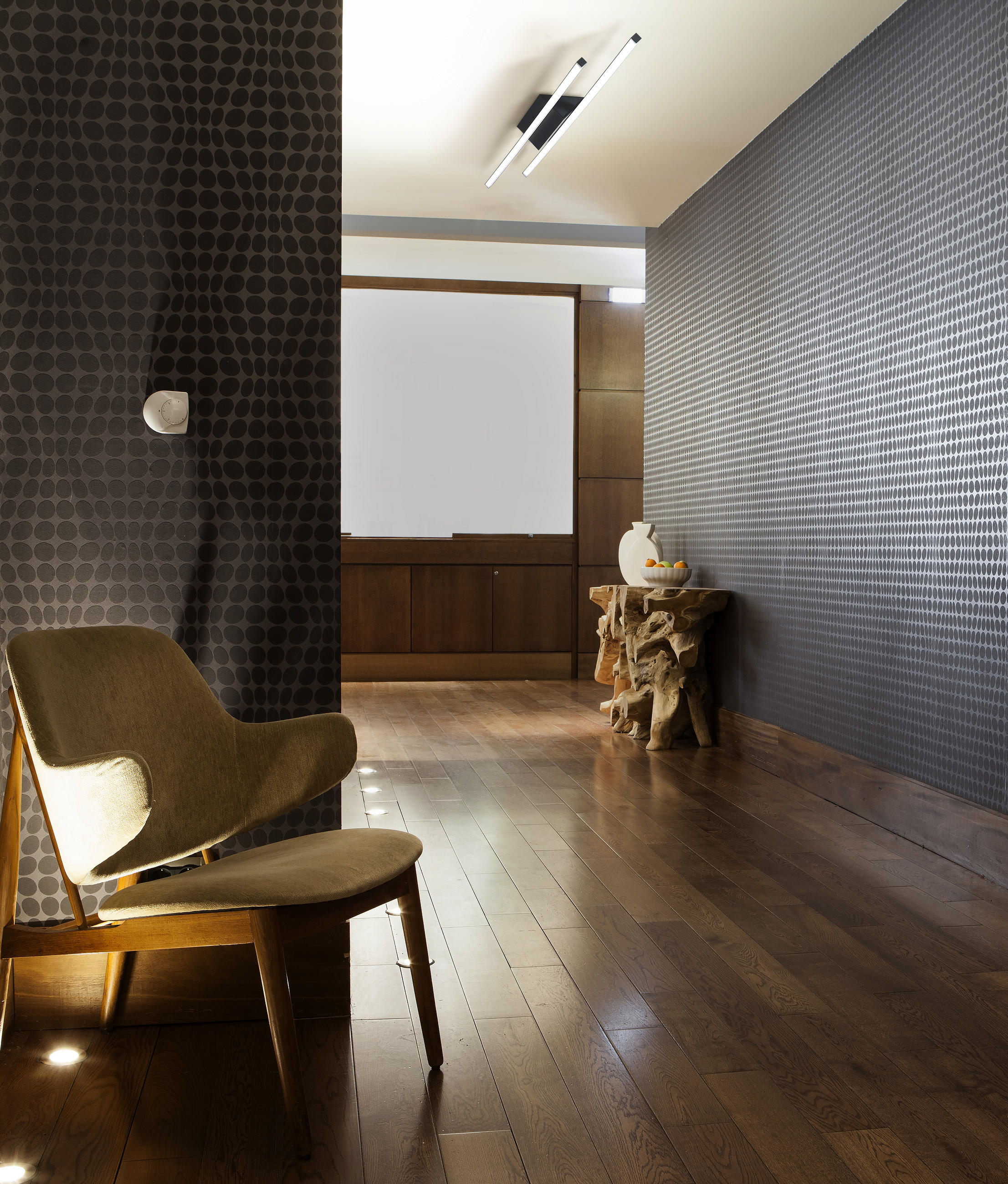 LED-DECKENLEUCHTE 117/11,5/6,5 cm   - Schwarz, Design, Metall (117/11,5/6,5cm) - BOPP