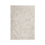 FLACHWEBETEPPICH 80/150 cm Spark 110 Elfenbein Gold Goldfarben, Beige  - Beige/Goldfarben, Design, Leder/Textil (80/150cm) - Novel